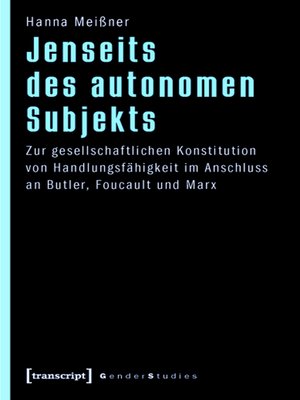cover image of Jenseits des autonomen Subjekts